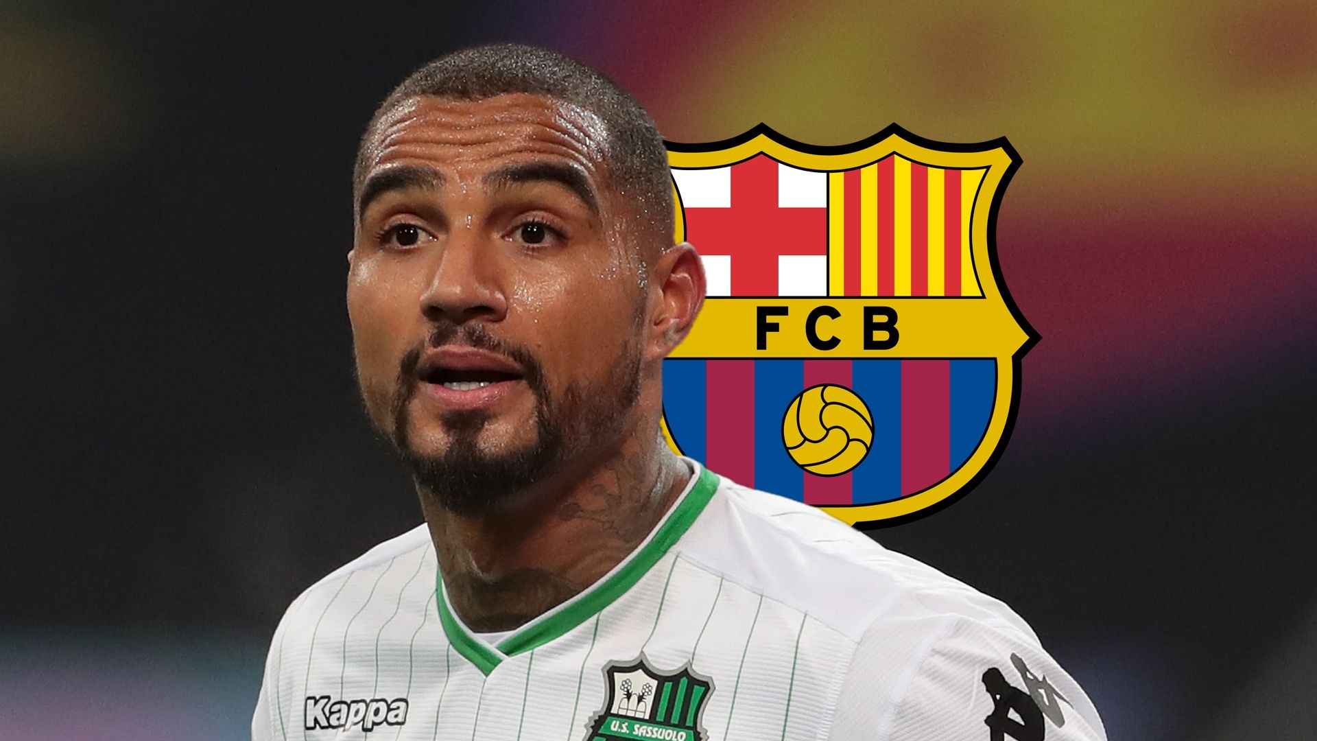 Kevin-Prince Boateng, Barcelona logo