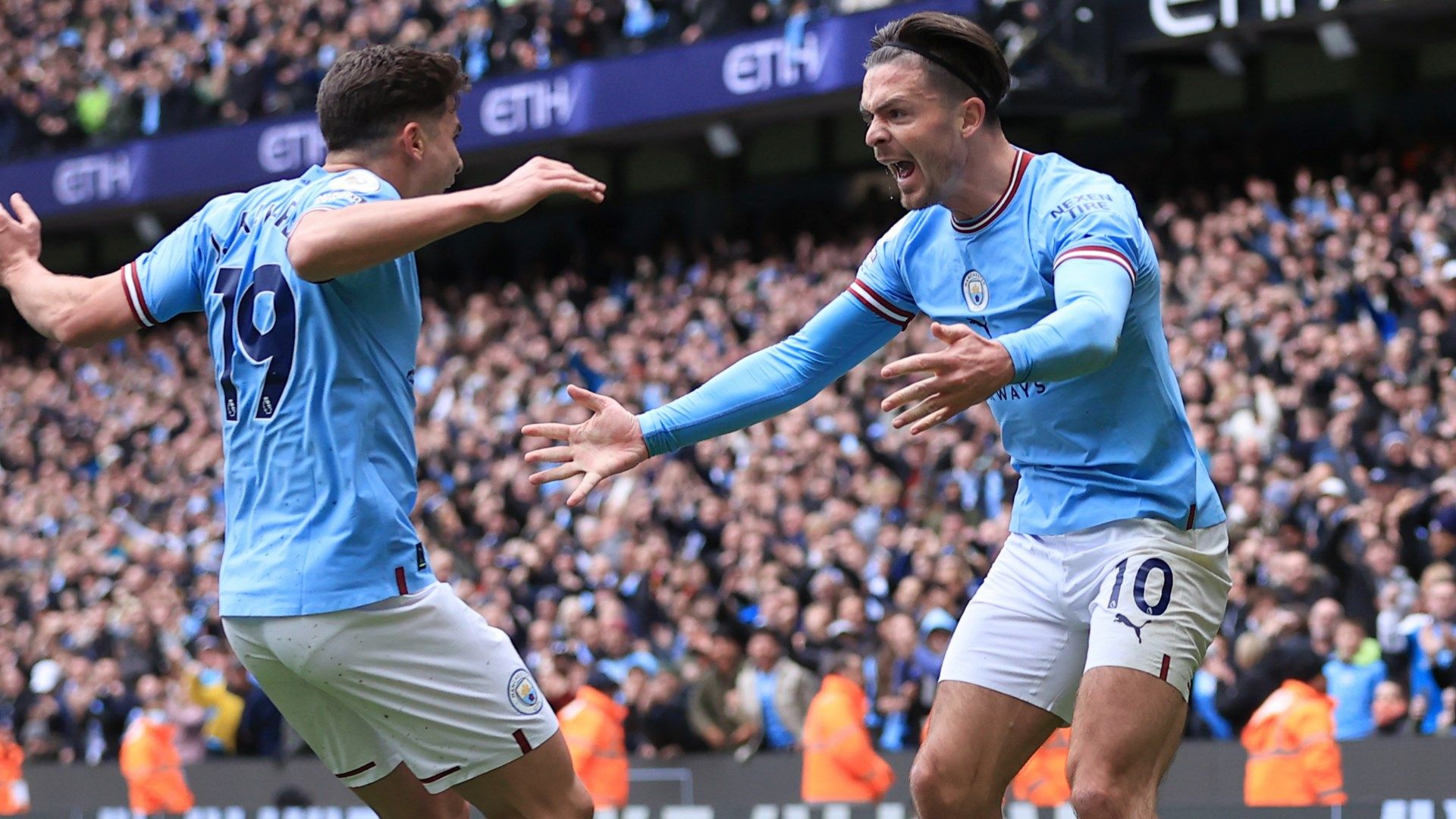 Julian Alvarez Jack Grealish Manchester City 2022-23