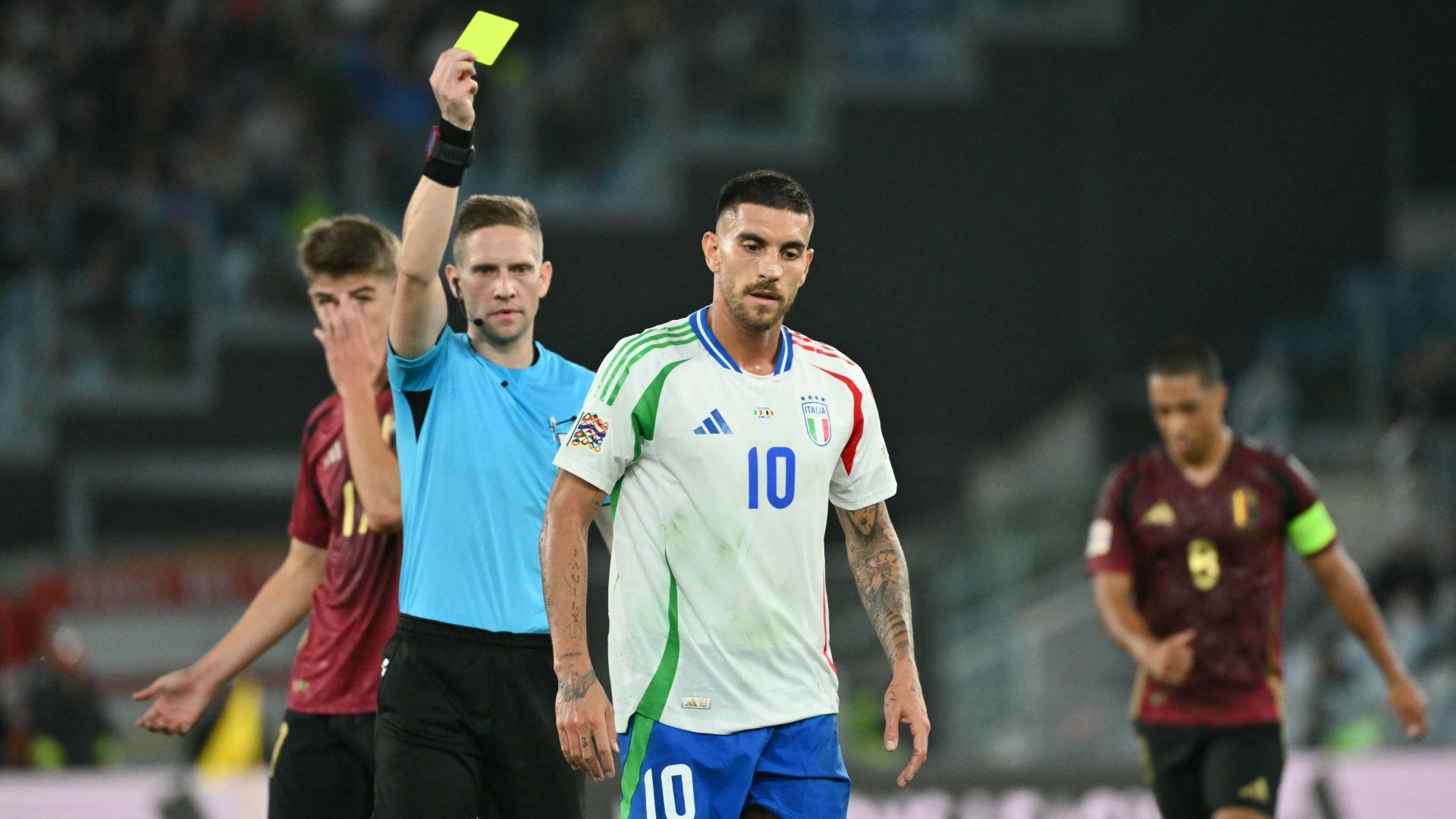 Lorenzo Pellegrini Italy Belgium 10102024