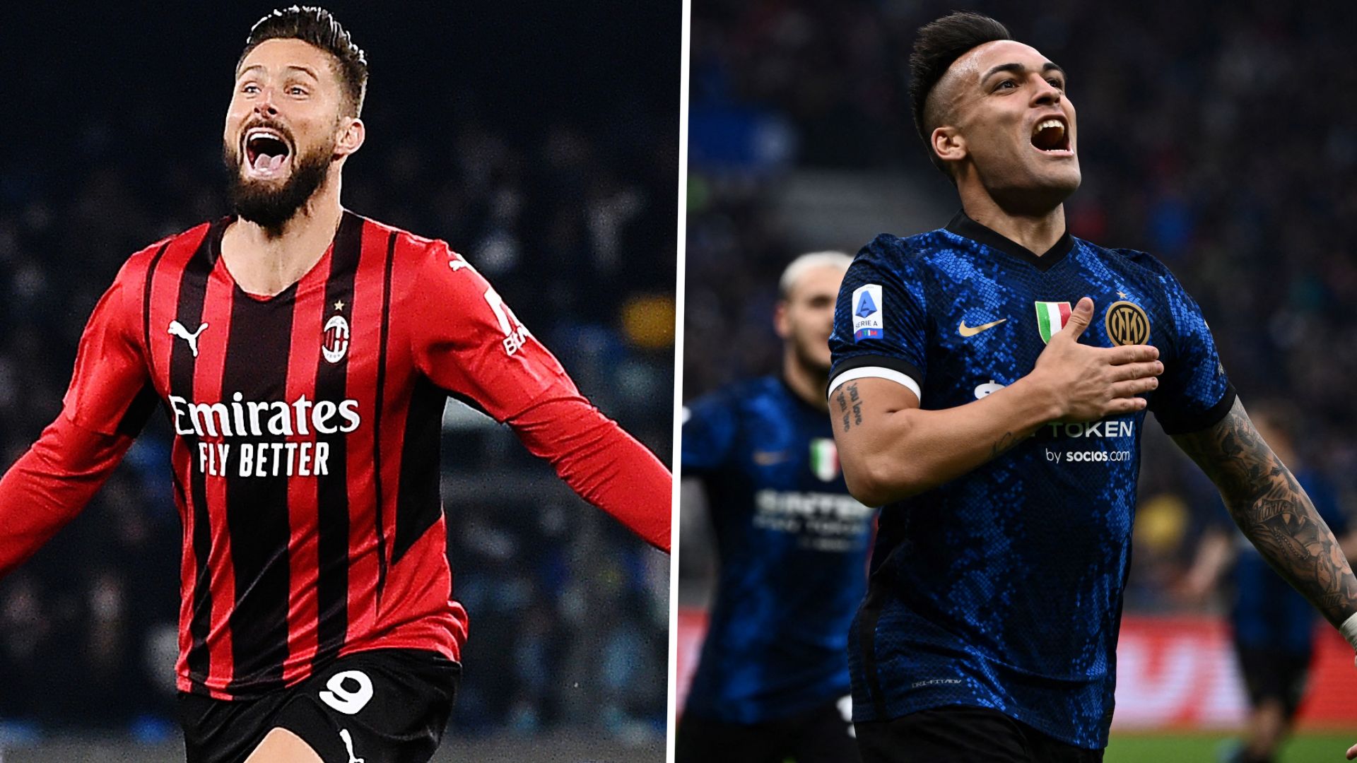 Giroud Lautaro Milan Inter