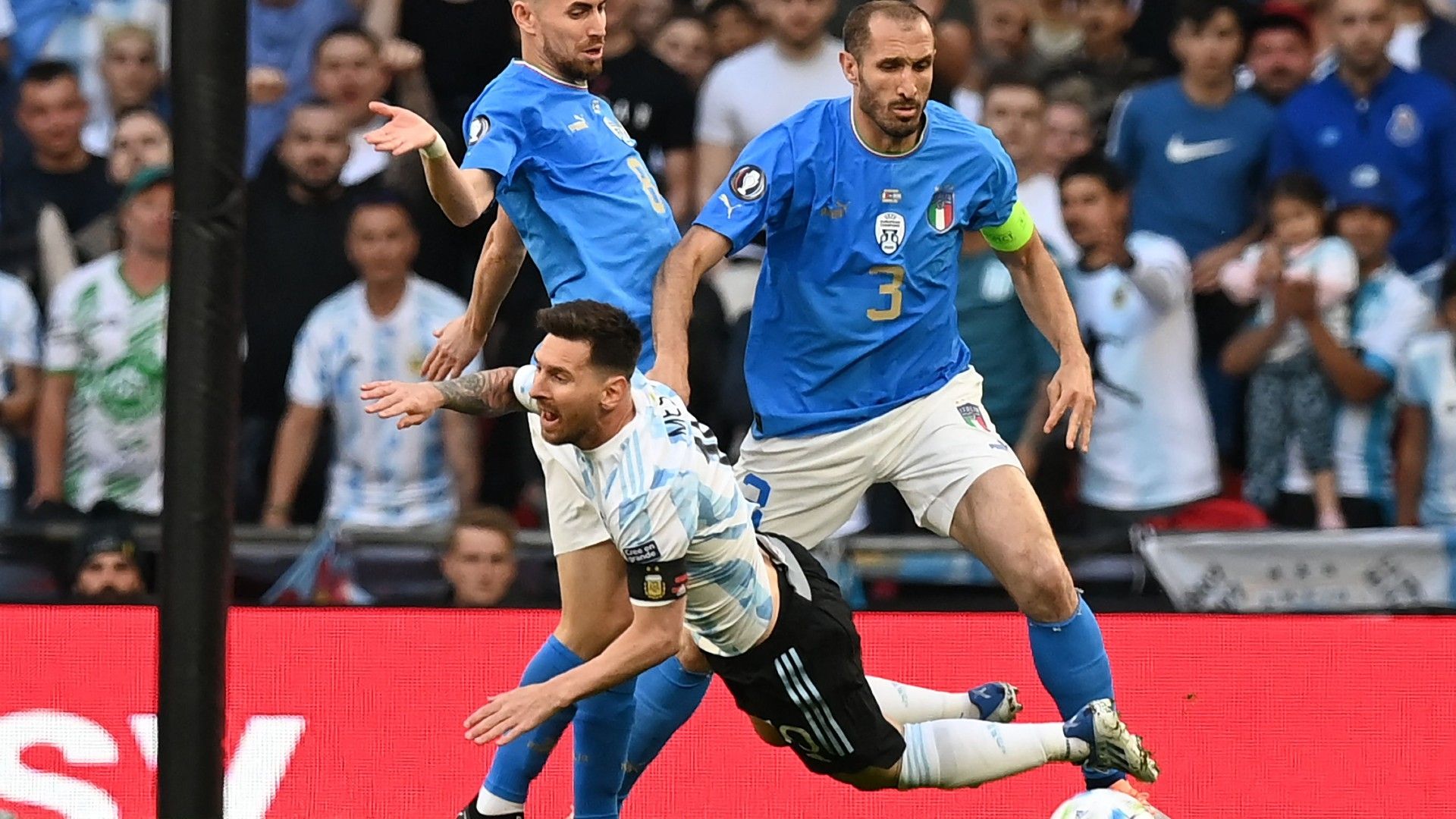 Chiellini Messi Italy Argentina 2022