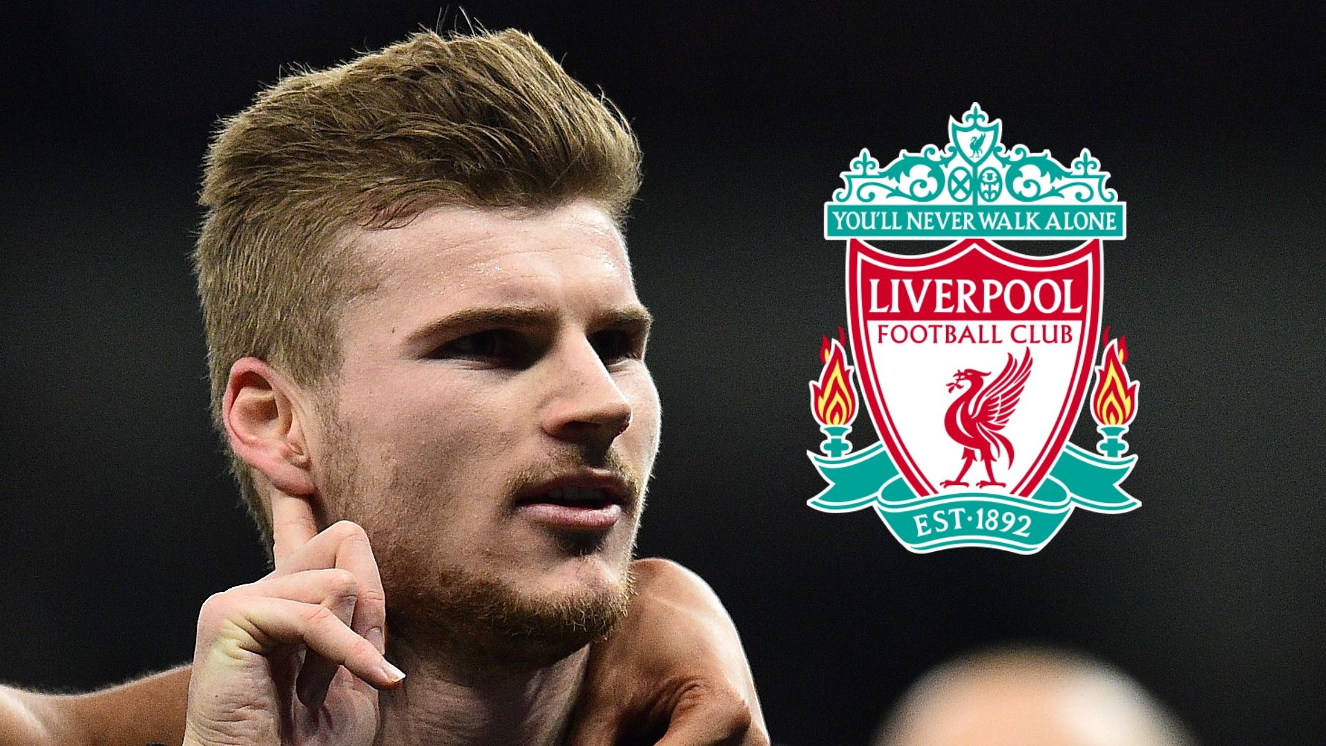 Timo Werner Liverpool logo