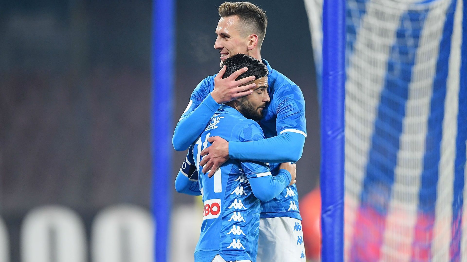 Arek Milk Napoli Sassuolo Coppa Italia
