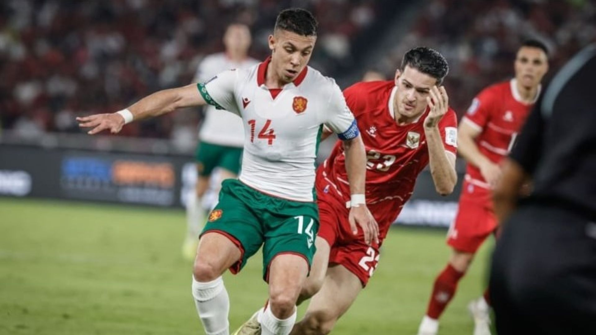 Justin Hubner Filip Krastev - Timnas Indonesia vs Bulgaria 30032026