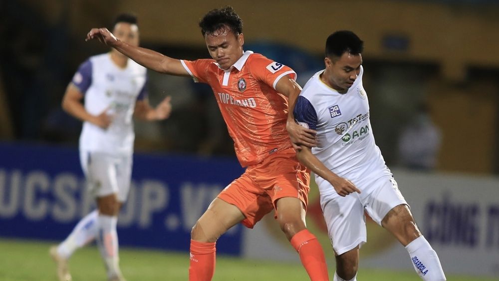 Nguyen Xuan Nam Pham Duc Huy Ha Noi FC vs Binh Dinh FC 2021 V.League