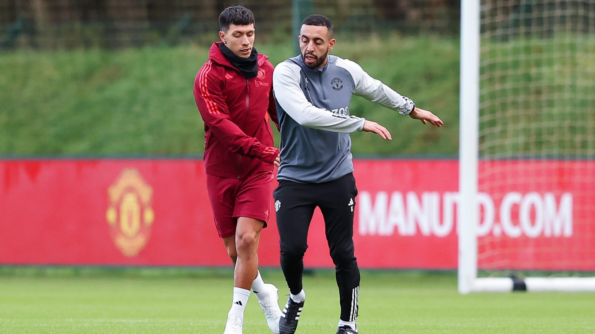 Lisandro Martinez Man Utd individual training 2023-24
