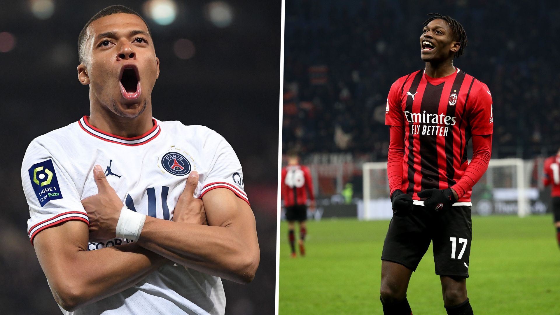 Kylian Mbappe, Rafael Leao