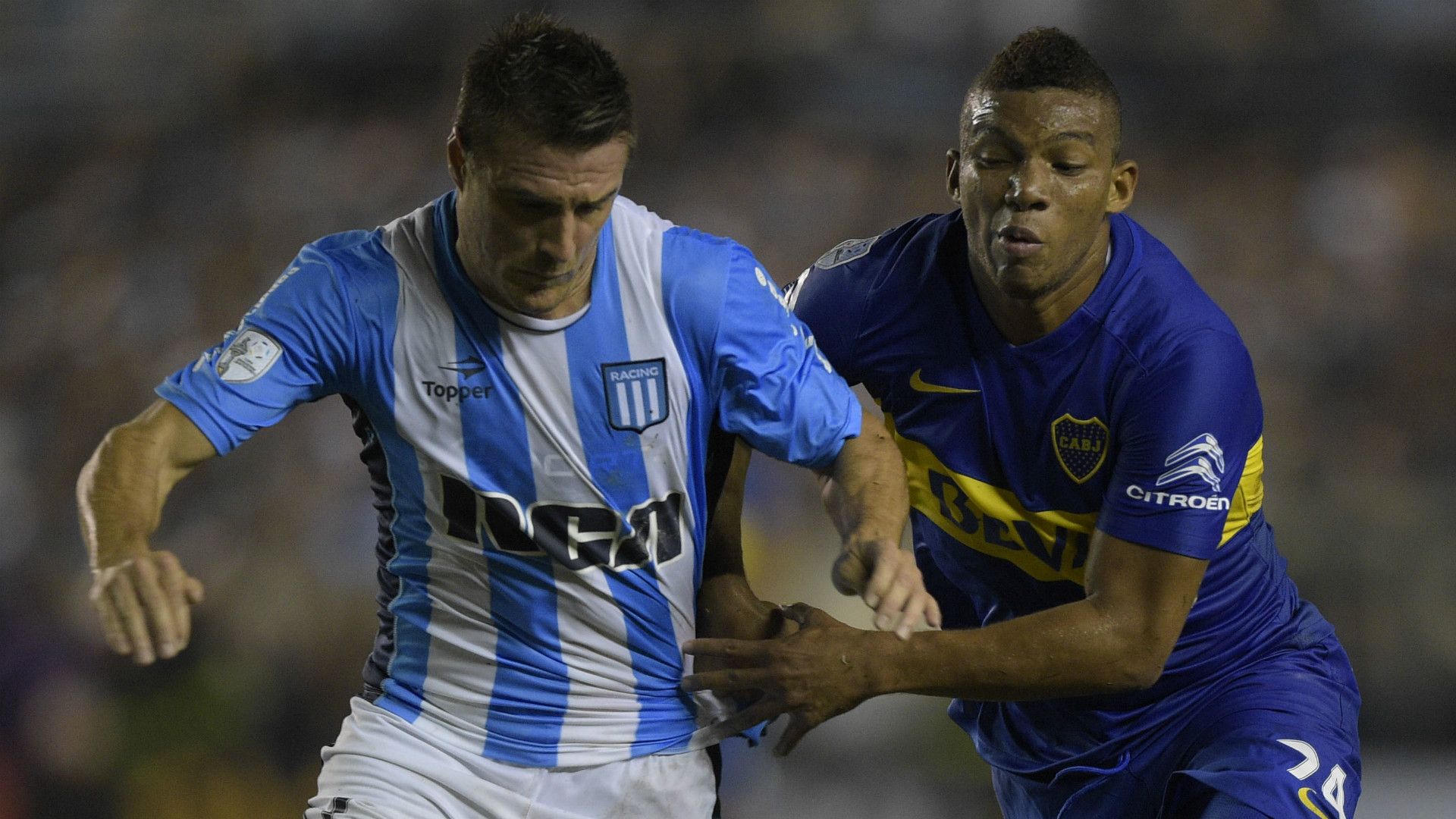 Ivan Pillud Frank Fabra Racing Club Boca Juniors Copa Libertadores 13042016