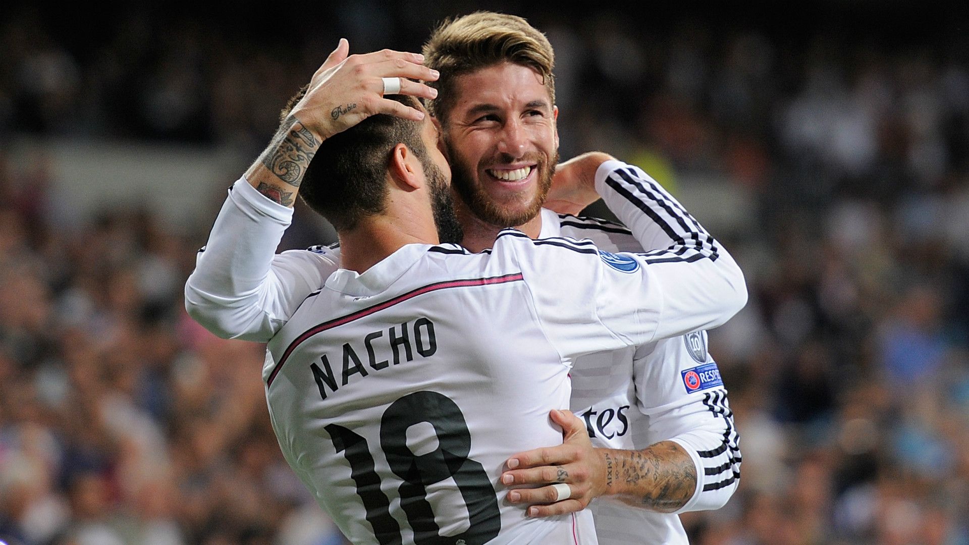 Nacho Fernandez Sergio Ramos Real Madrid Basel UEFA Champions League