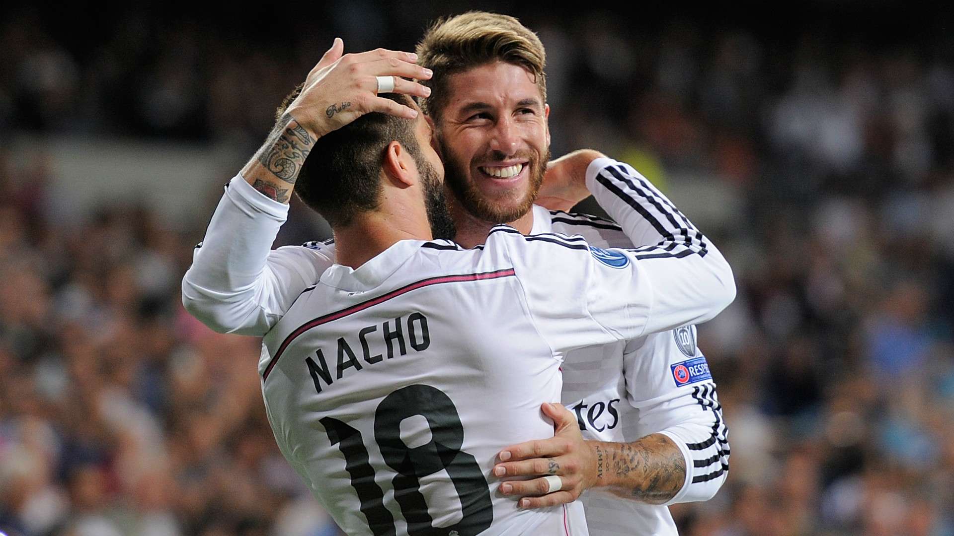 Nacho Fernandez Sergio Ramos Real Madrid Basel UEFA Champions League