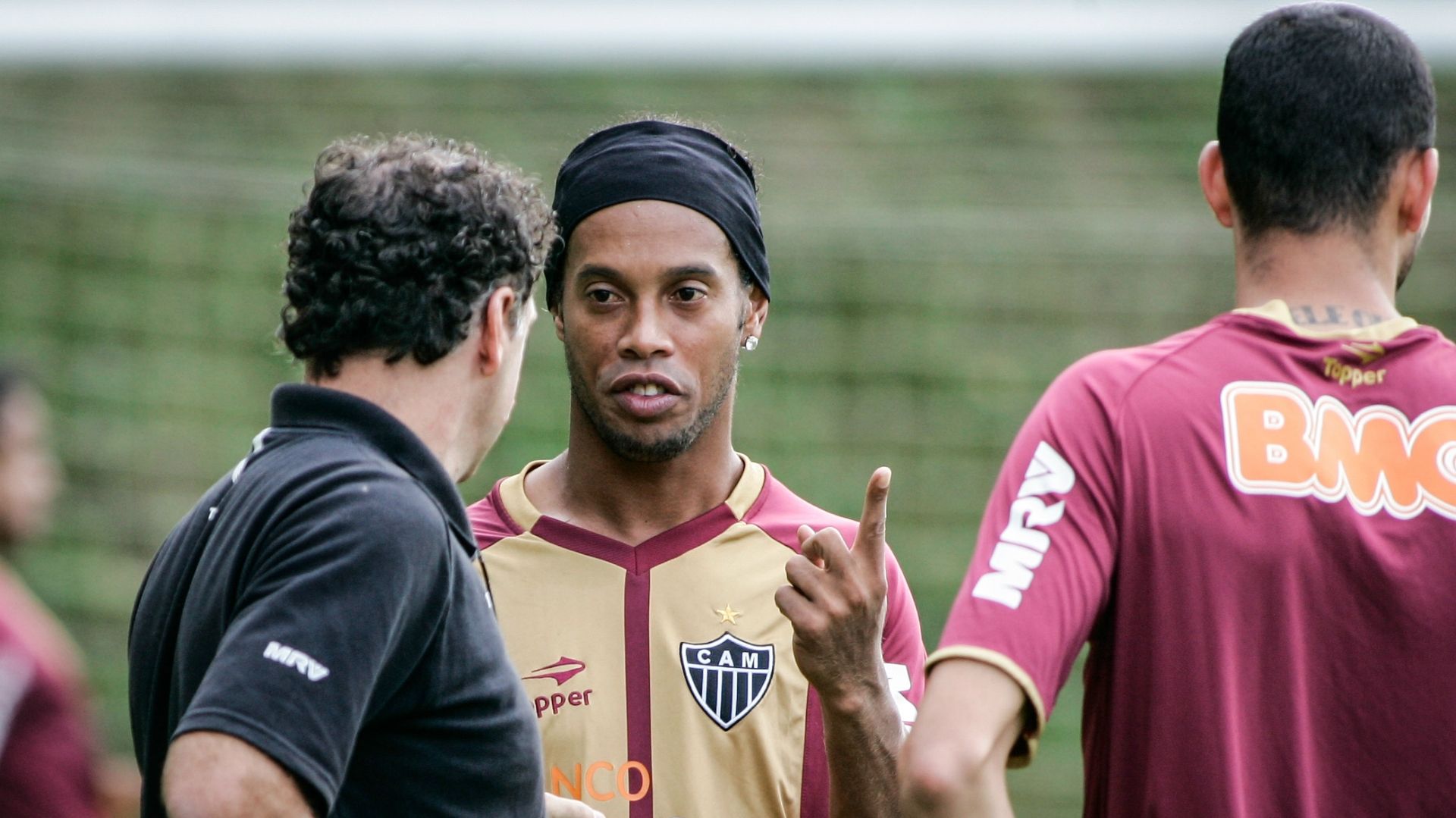 Ronaldinho Cuca Atlético-MG Treino 08062012