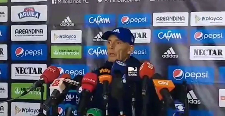 Miguel Russo Millonarios rueda de prensa