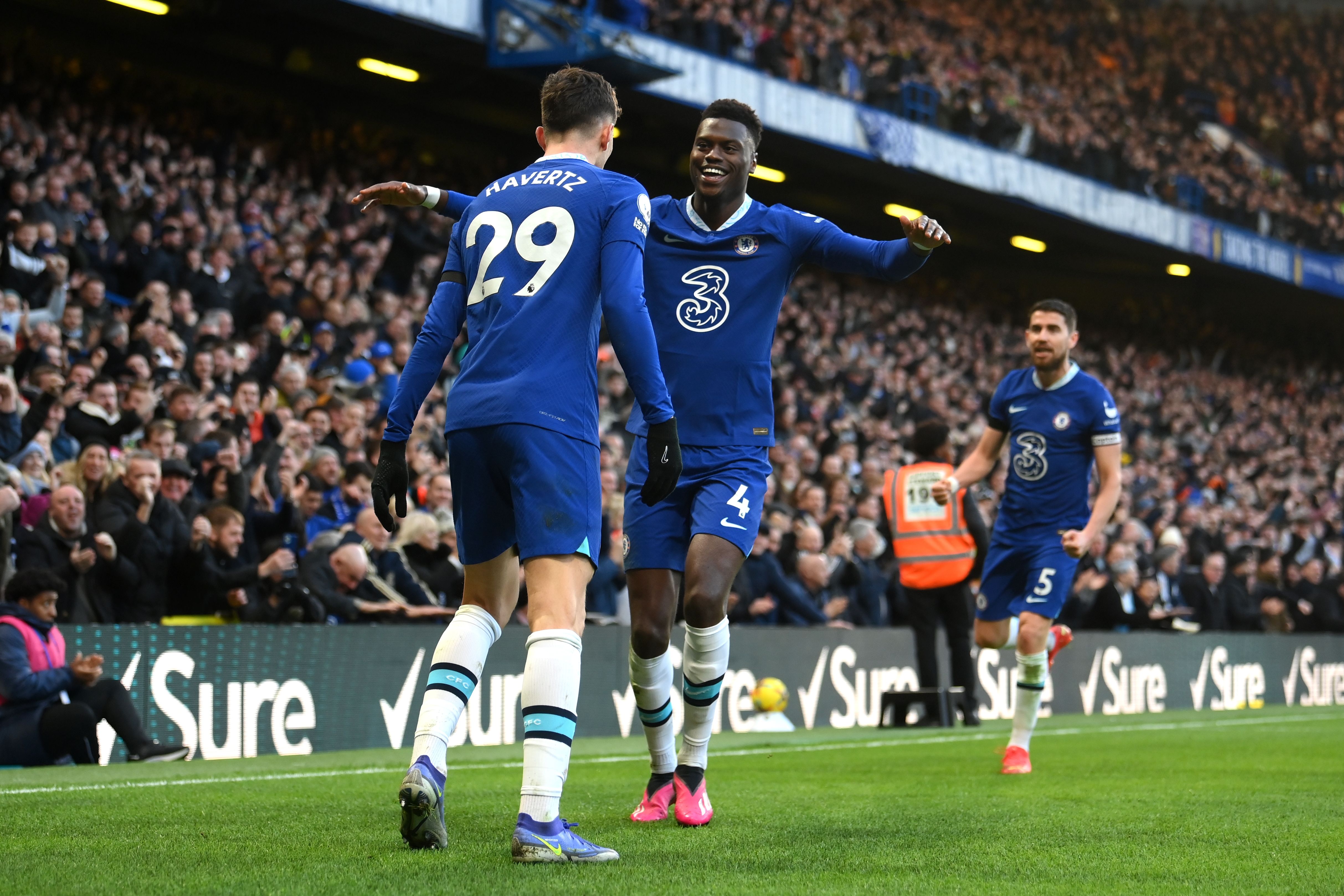 Kai Havertz Benoit Badiashile Chelsea