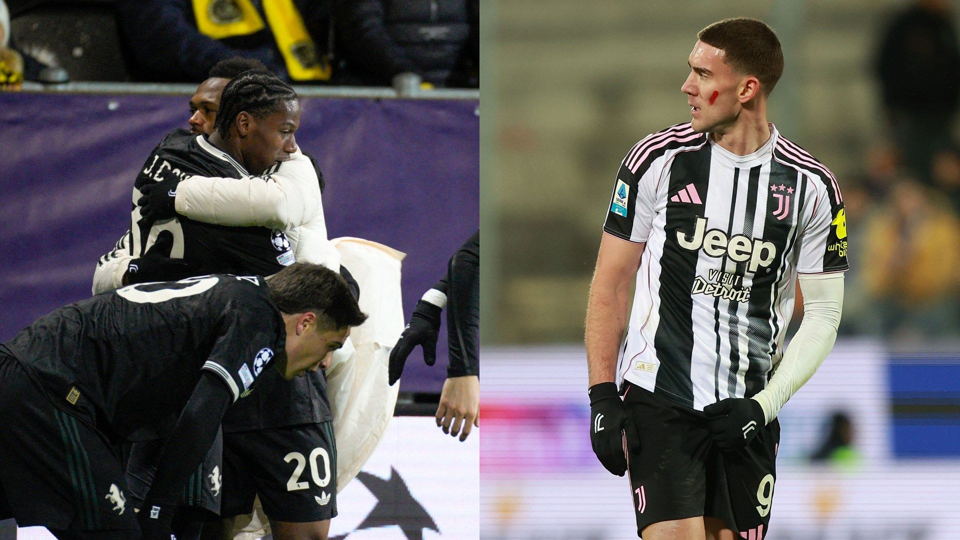 David Openda Vlahovic Juventus