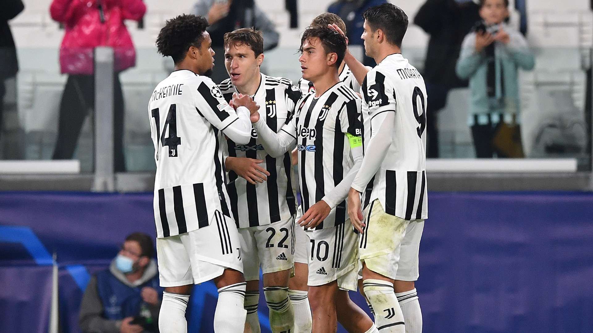 Juventus Zenit celebration Champions League