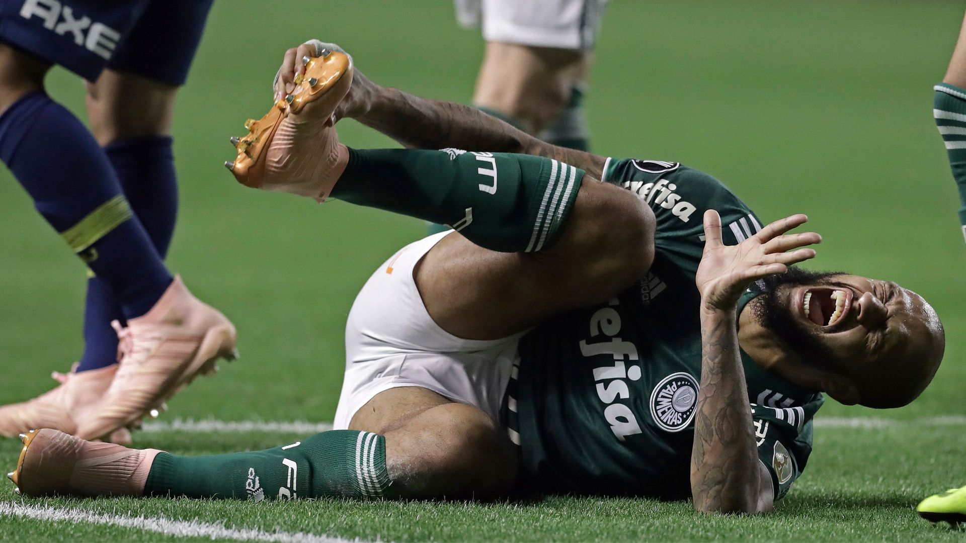 Felipe Melo Palmeiras x Boca Juniors Libertadores Bombonera 24 10 18