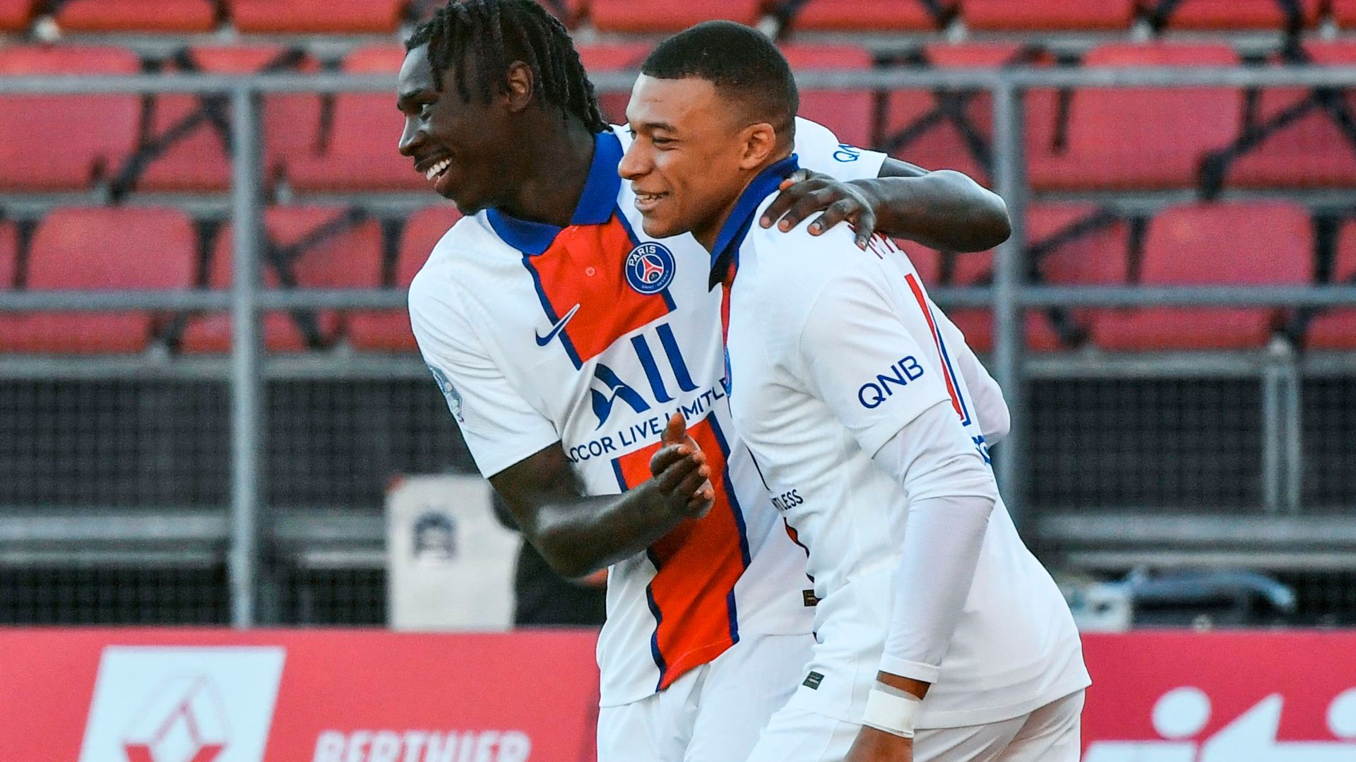 Kylian Mbappe Moise Kean Dijon PSG Ligue 1 27022021