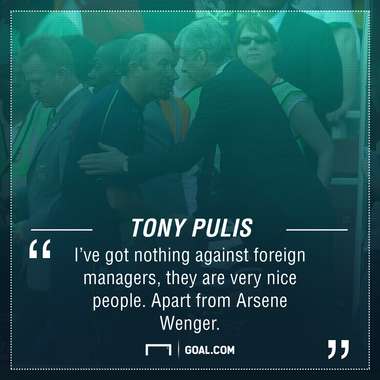 Tony Pulis Arsene Wenger