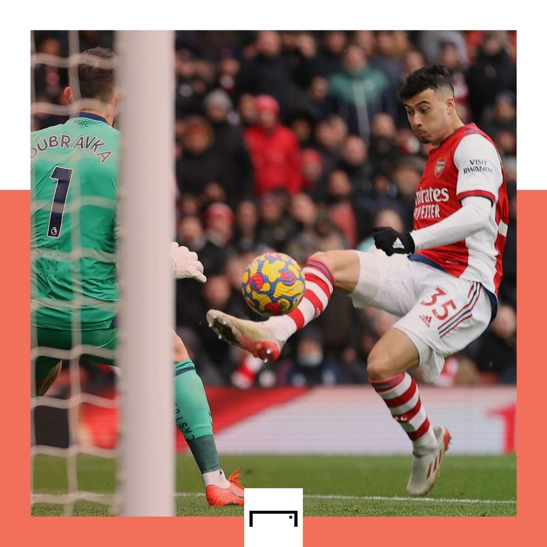 Gabriel Martinelli Arsenal Newcastle Premier League 2021-22