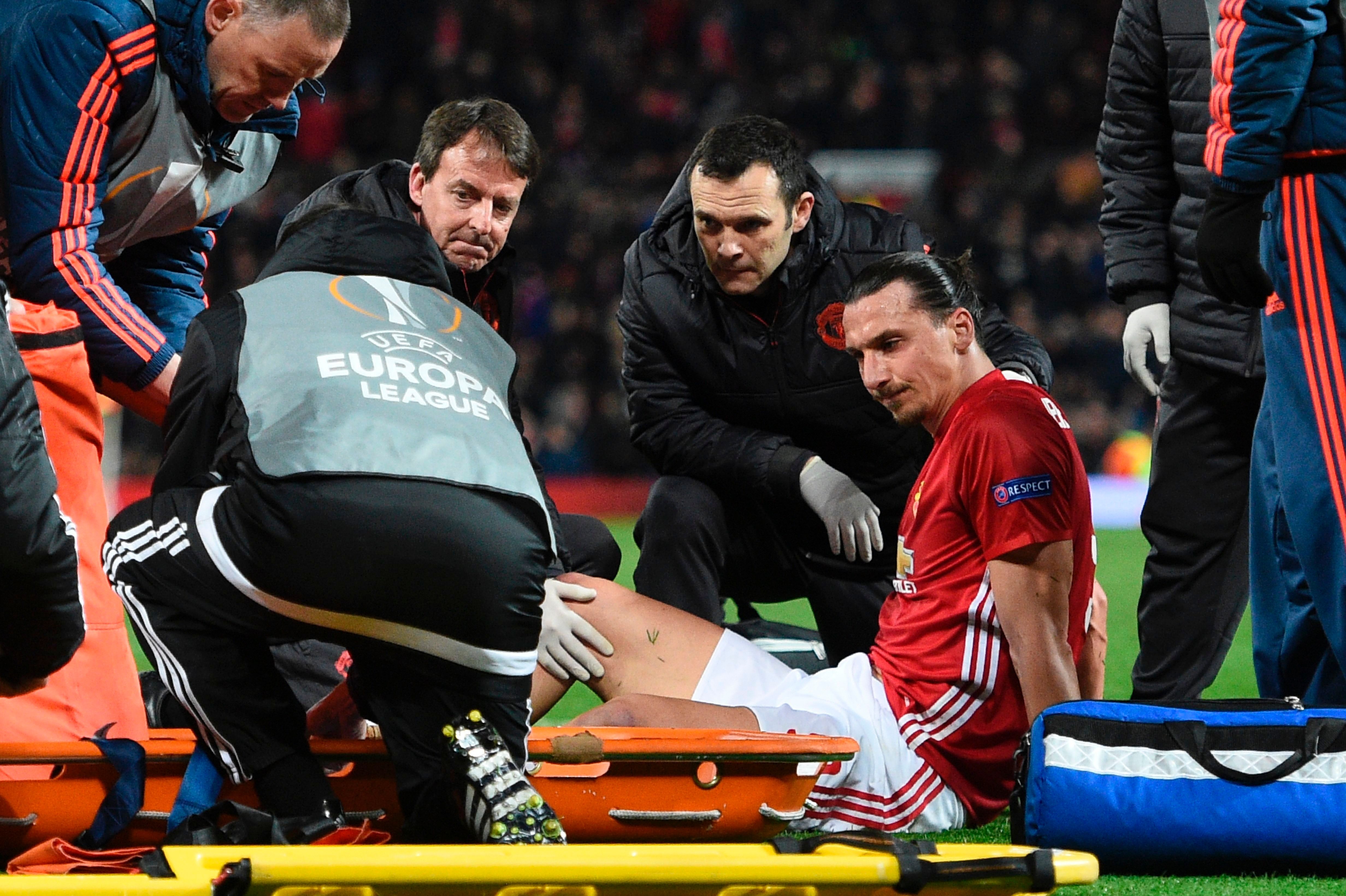 Ibrahimovic injury Anderlecht