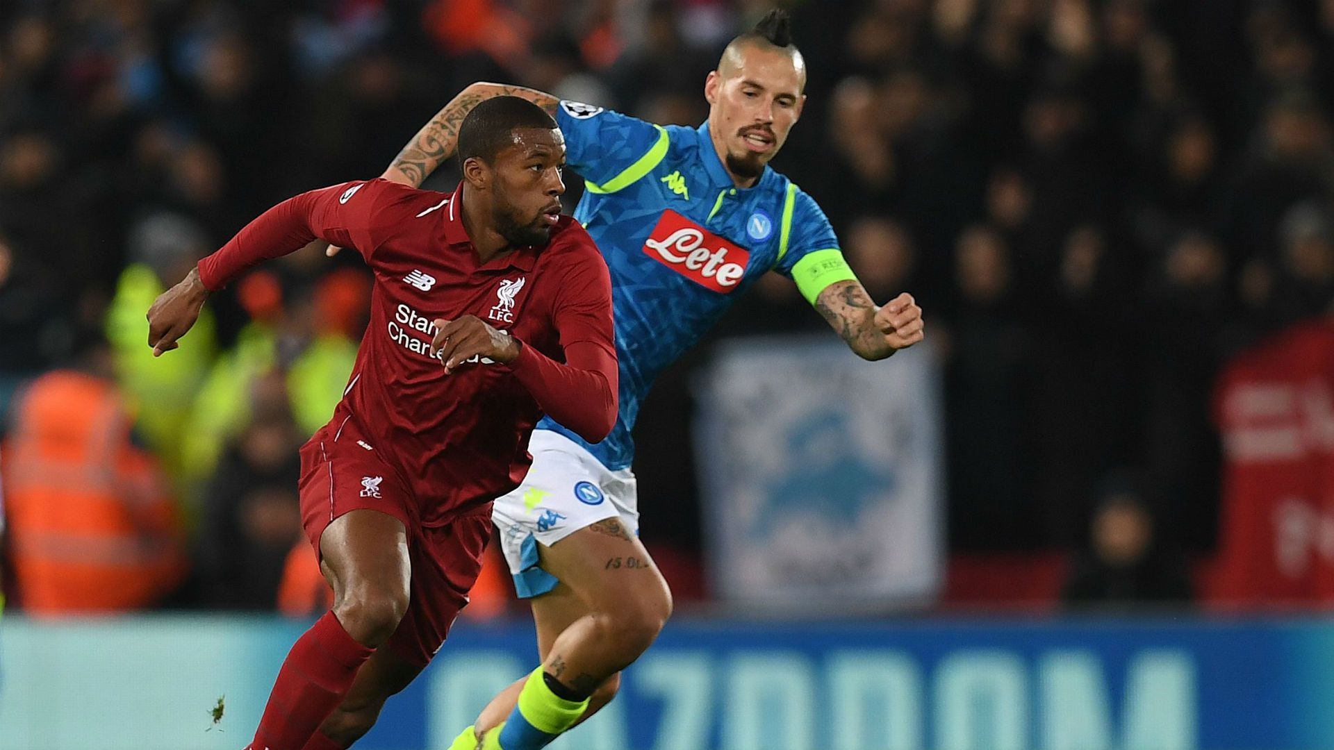 Gini Wijnaldum Liverpool Napoli