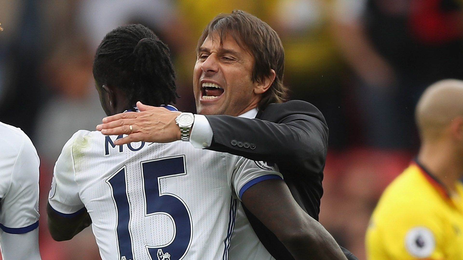 Victor Moses Atonio Conte Chelsea Premier League