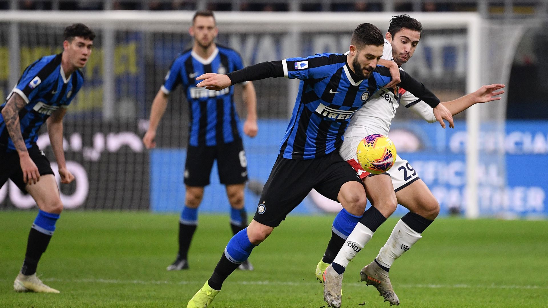 Roberto Gagliardini Francesco Cassata Inter Genoa Serie A