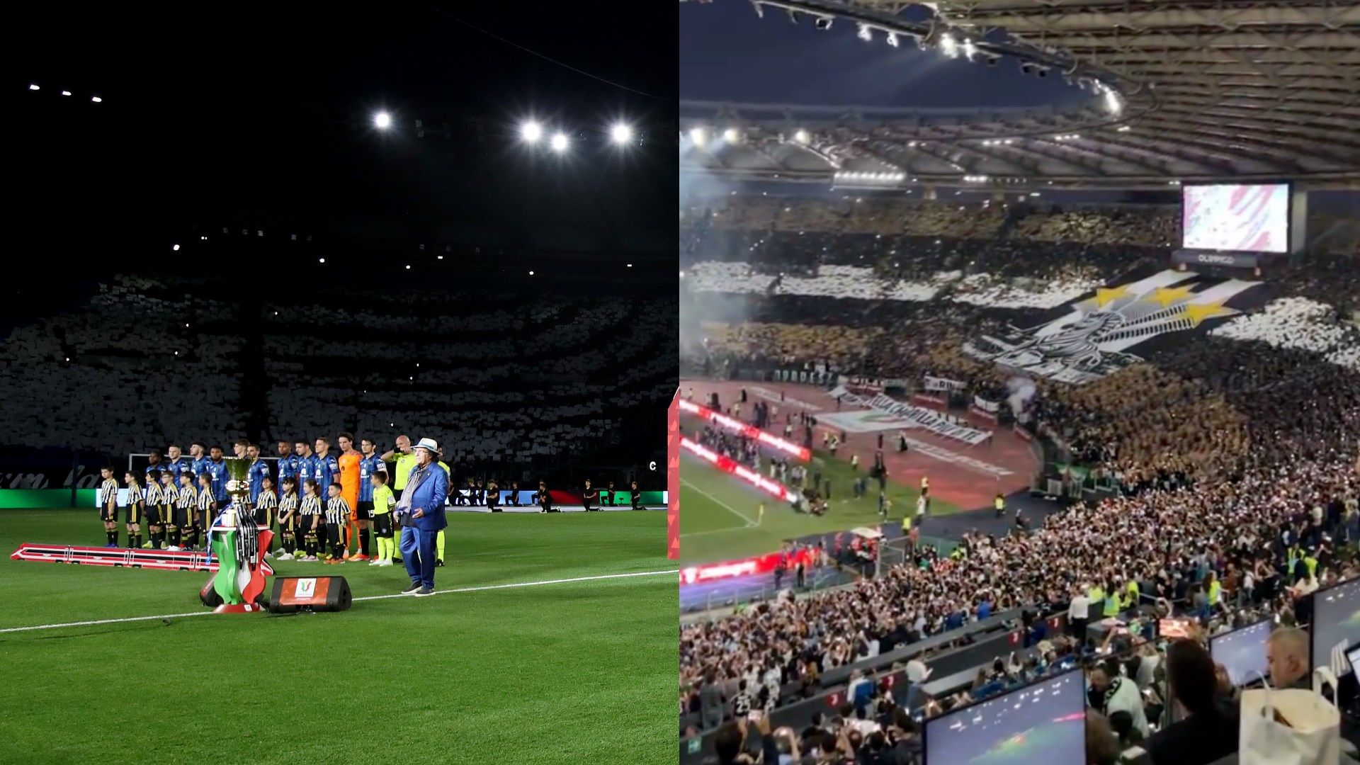 Atalanta Juventus coreografie