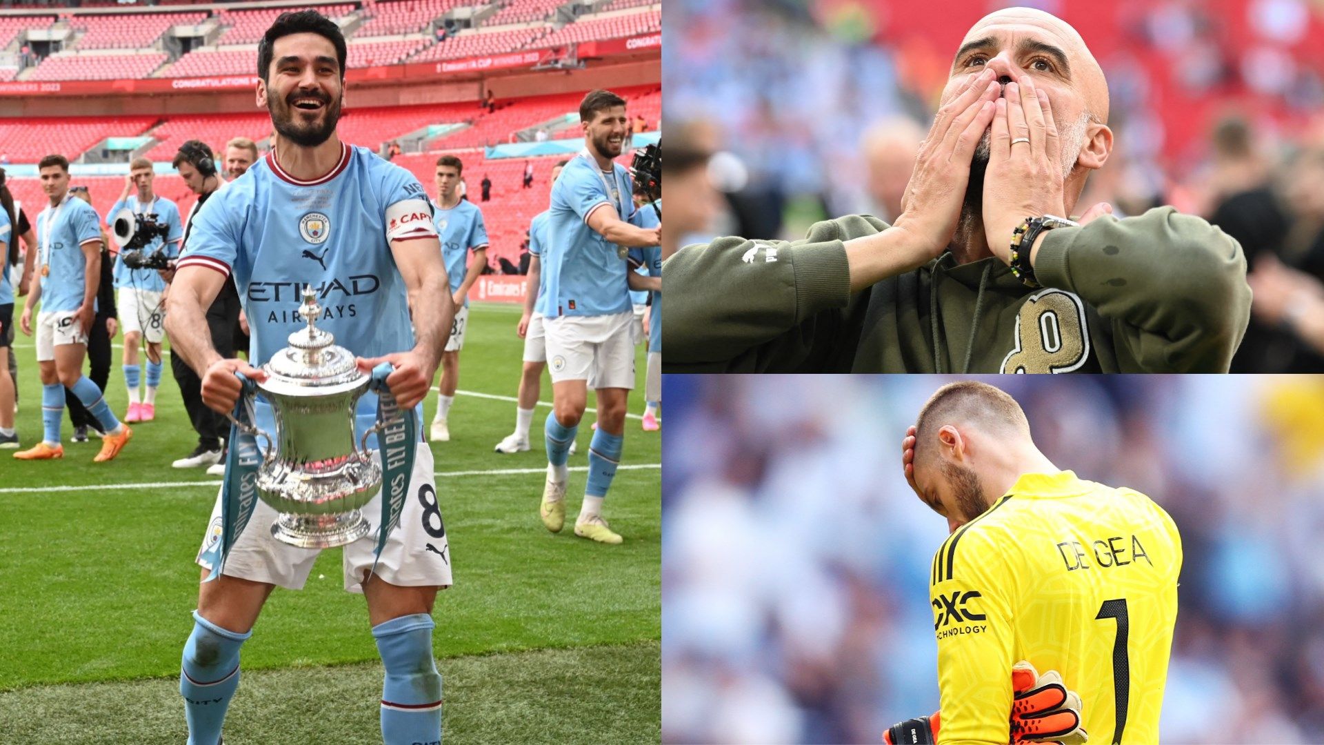 Gundogan Guardiola De Gea GFX