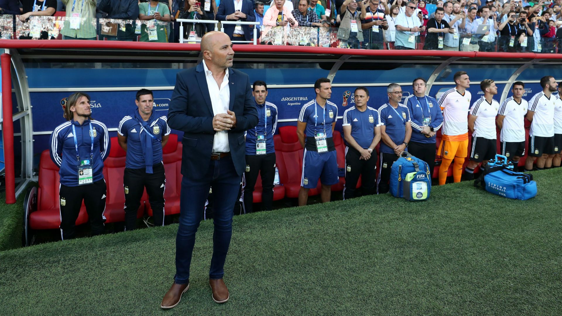 Jorge Sampaoli Argentina Islandia Iceland World Cup 16062018