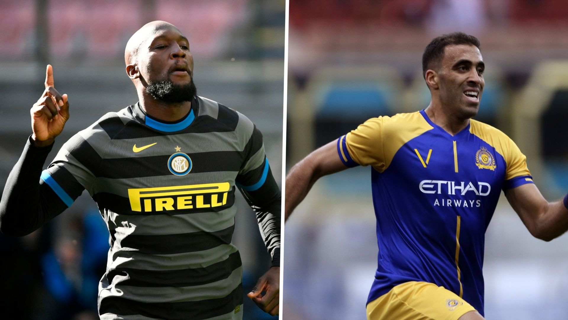 Abderrazak Hamdallah Romelu Lukaku GFX