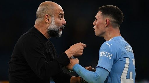 Pep Guardiola Phil Foden
