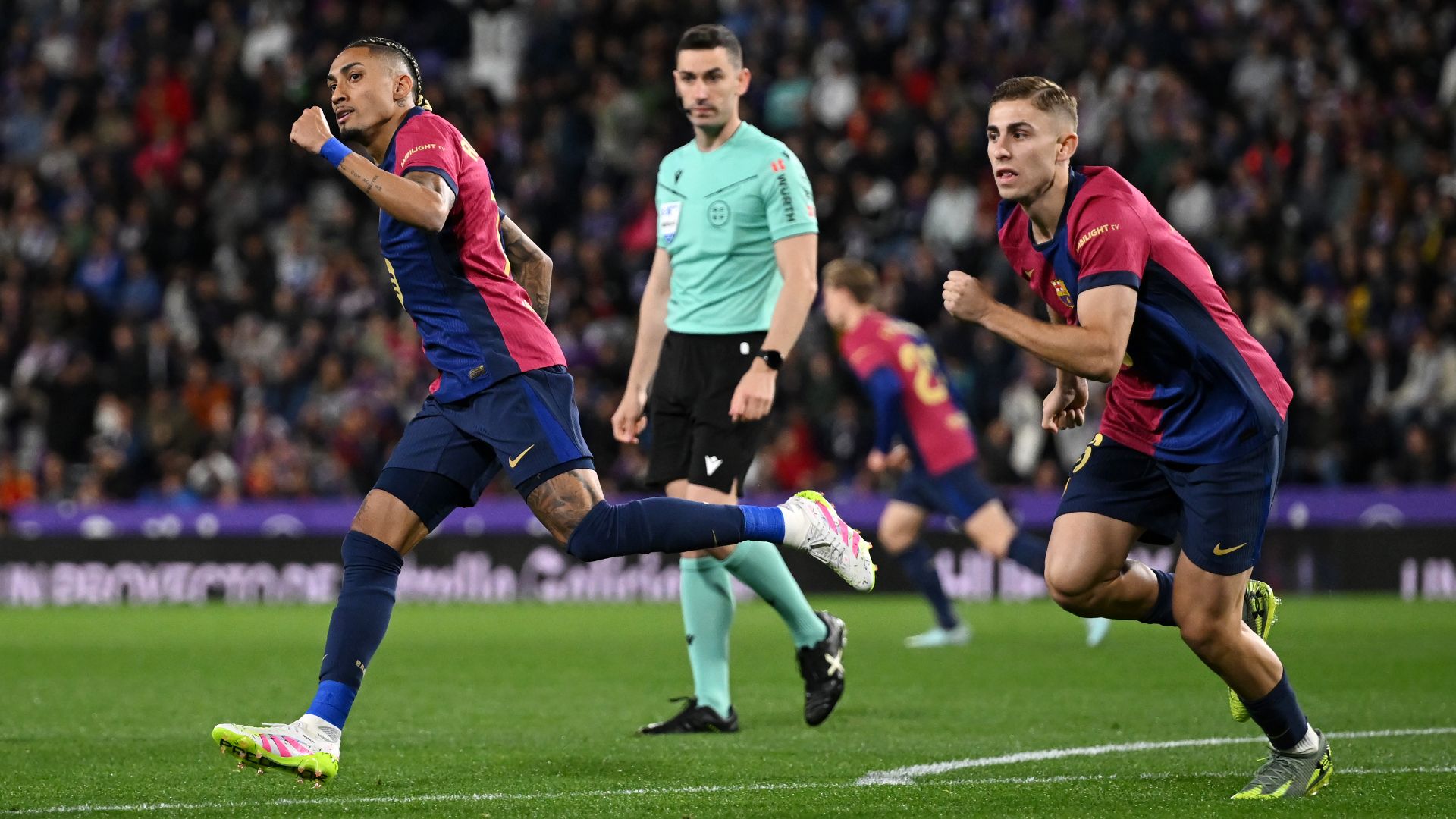 Raphinha Valladolid Barcellona