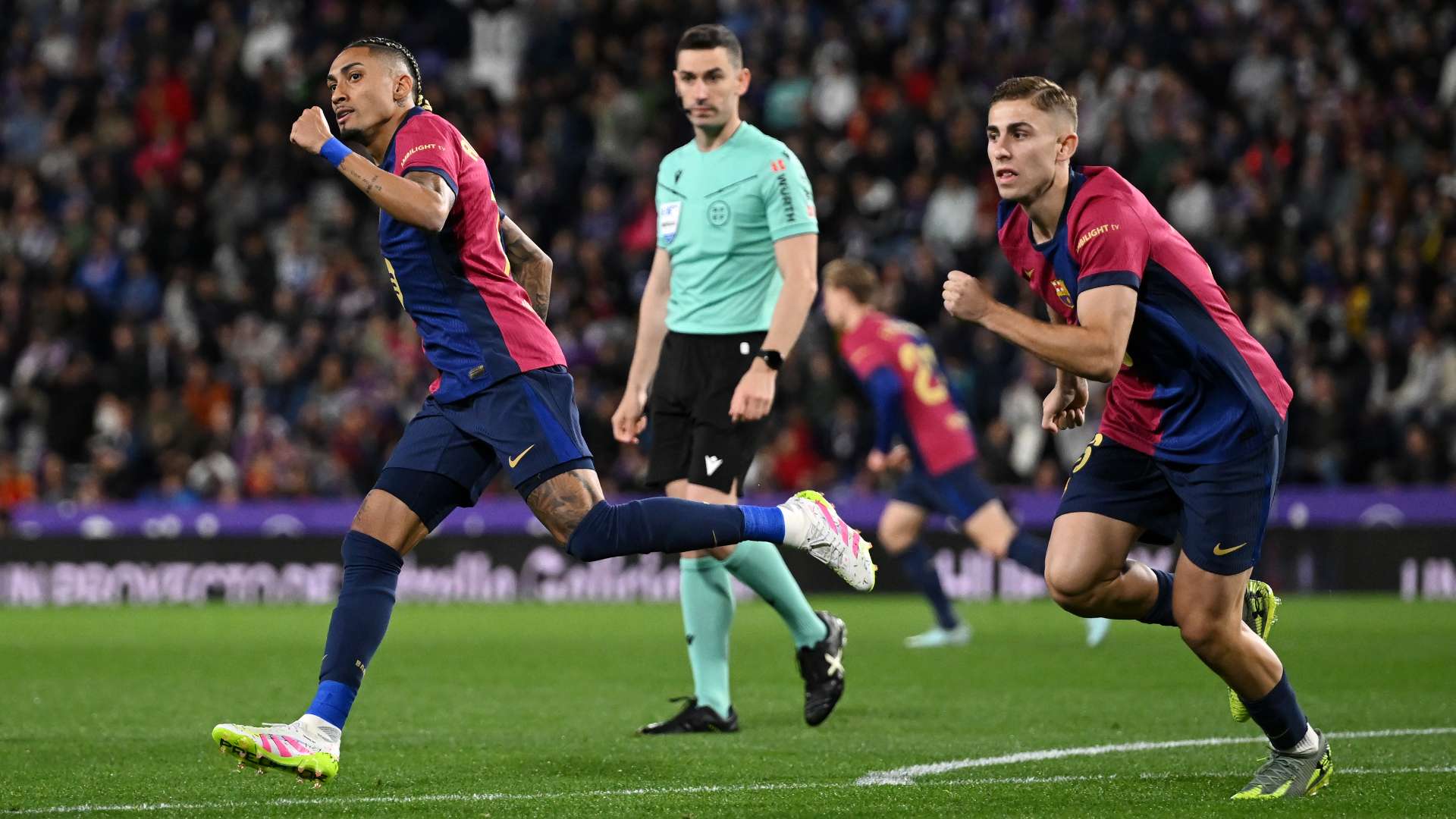 Raphinha Valladolid Barcellona