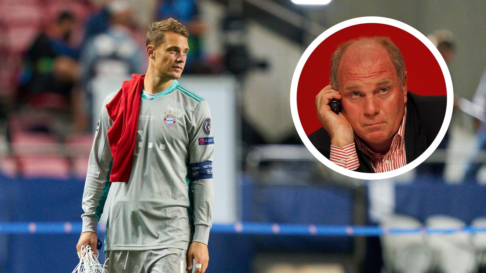 GFX Manuel Neuer Uli Hoeneß Bayern Munchen