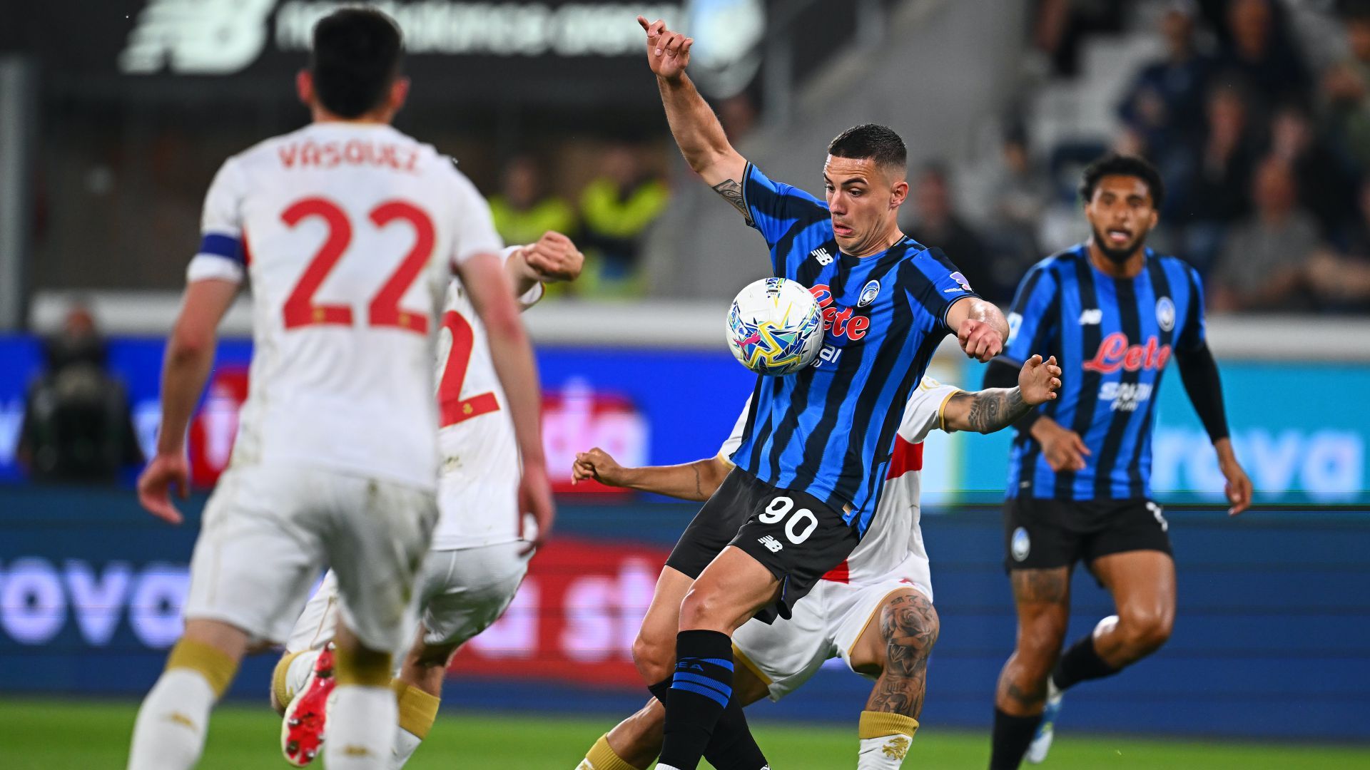 Nikola Krstovic Atalanta Genoa Serie A