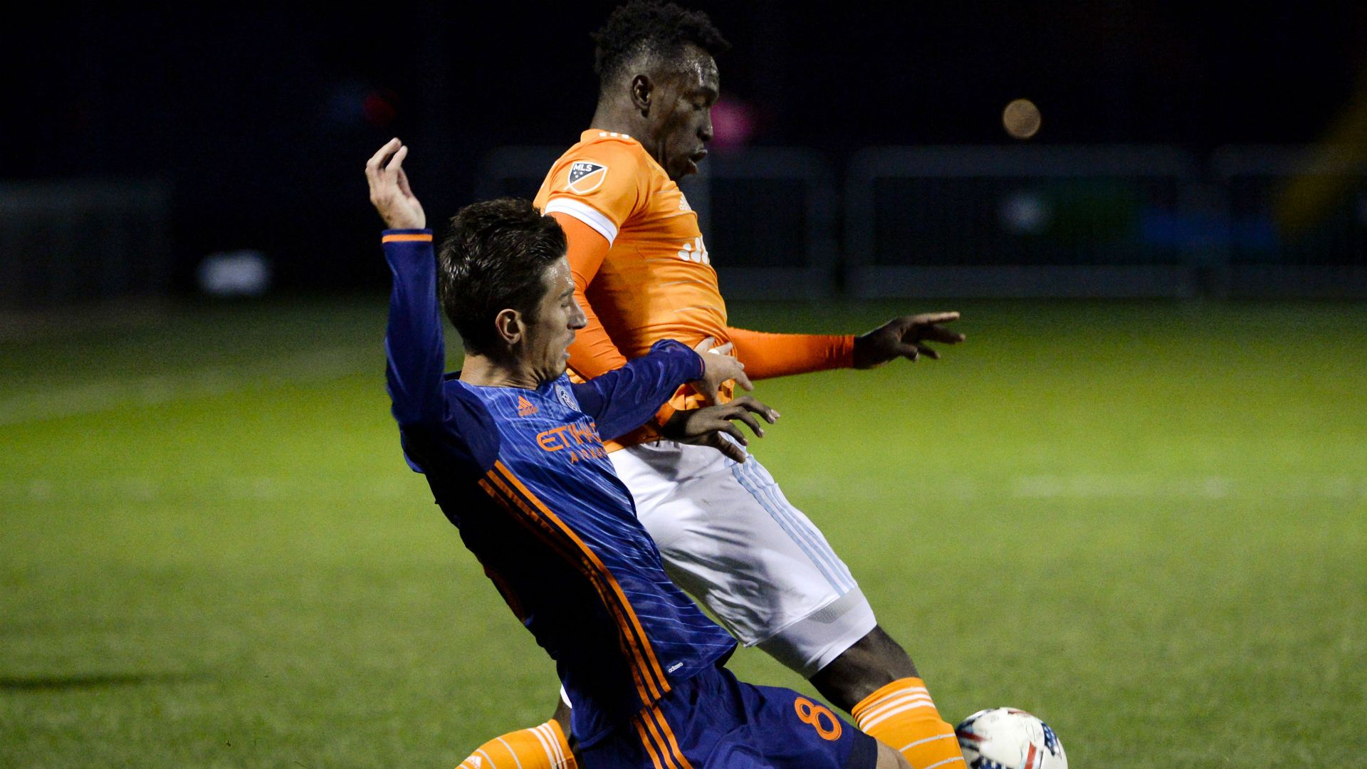 Ben Sweat Alberth Elis New York City FC vs. Houston Dynamo