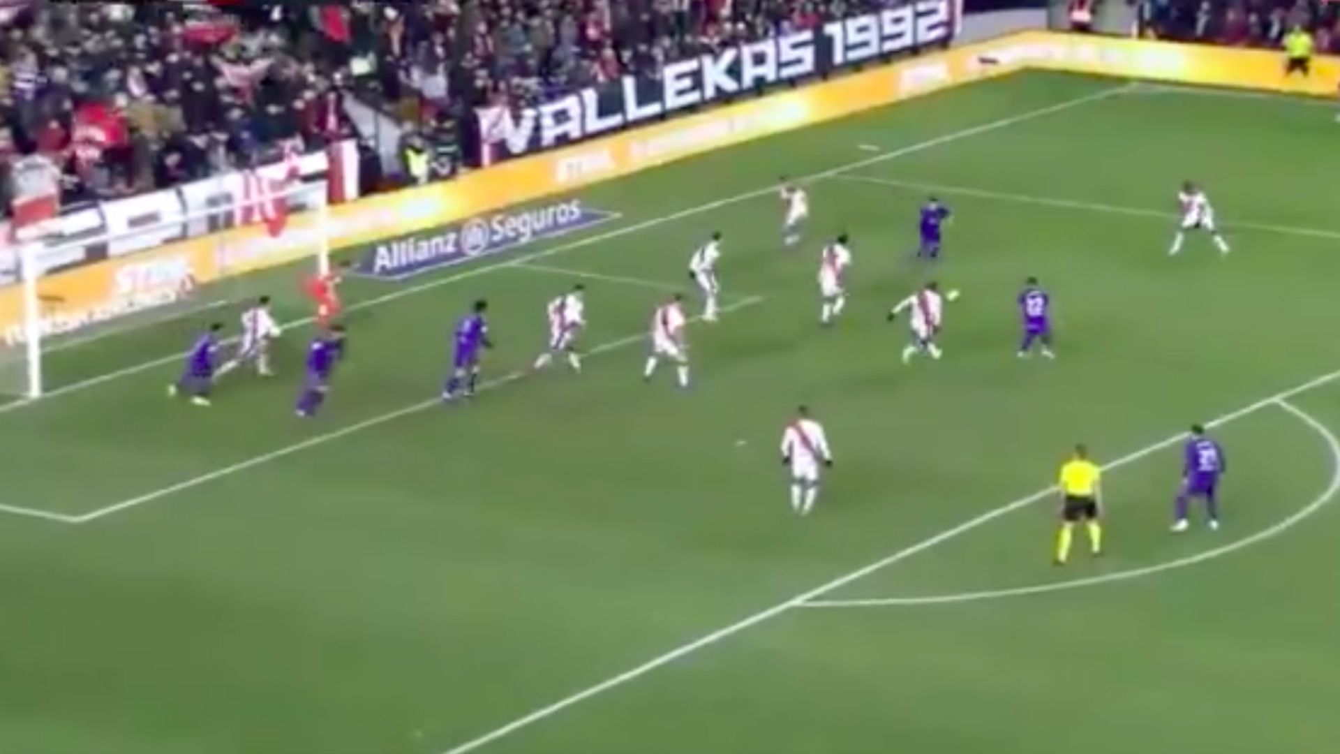 Nestor Araujo gol Rayo Vallecano 2