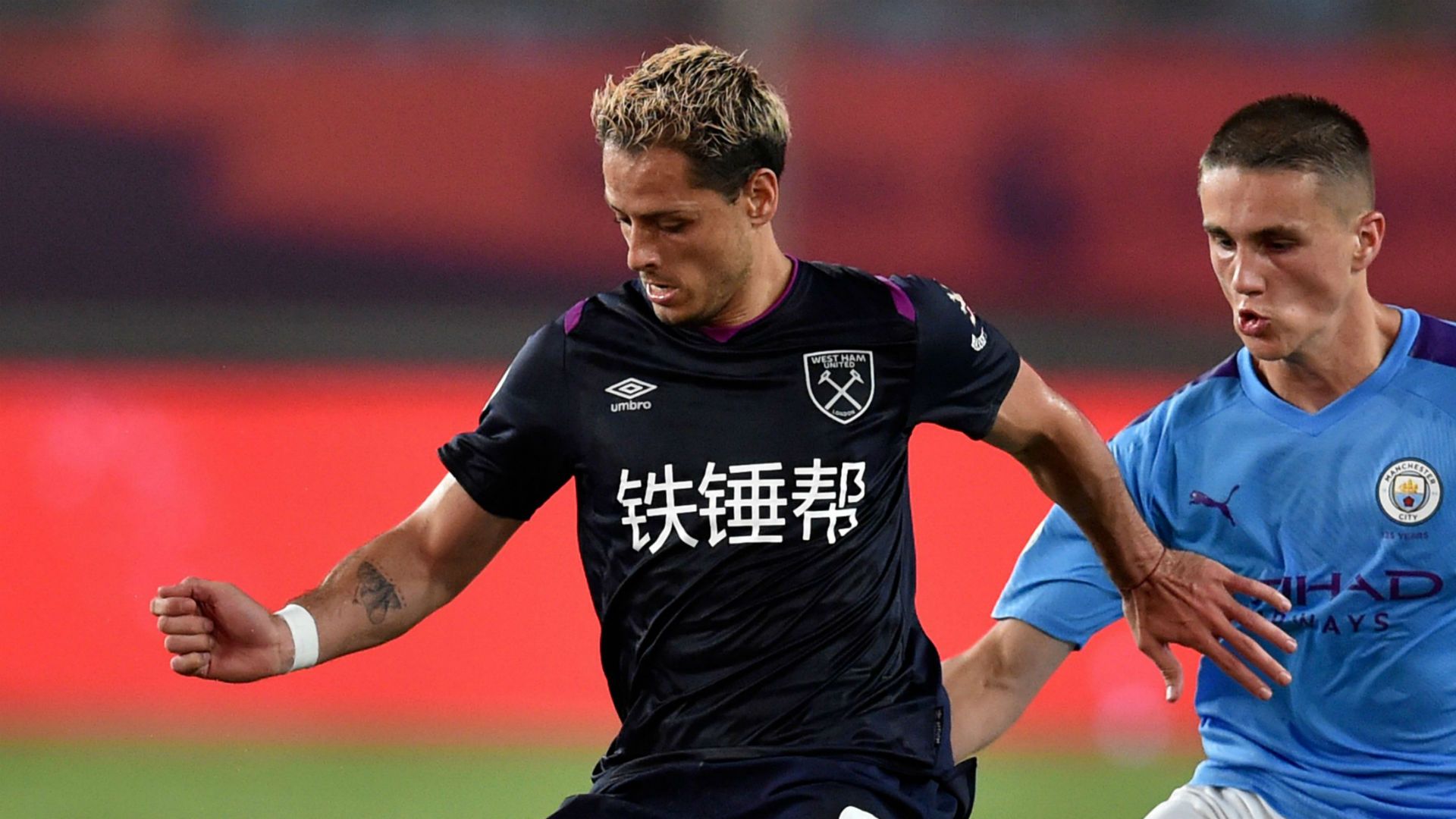Javier Hernandez West Ham Manchester City Asia Trophy 2019