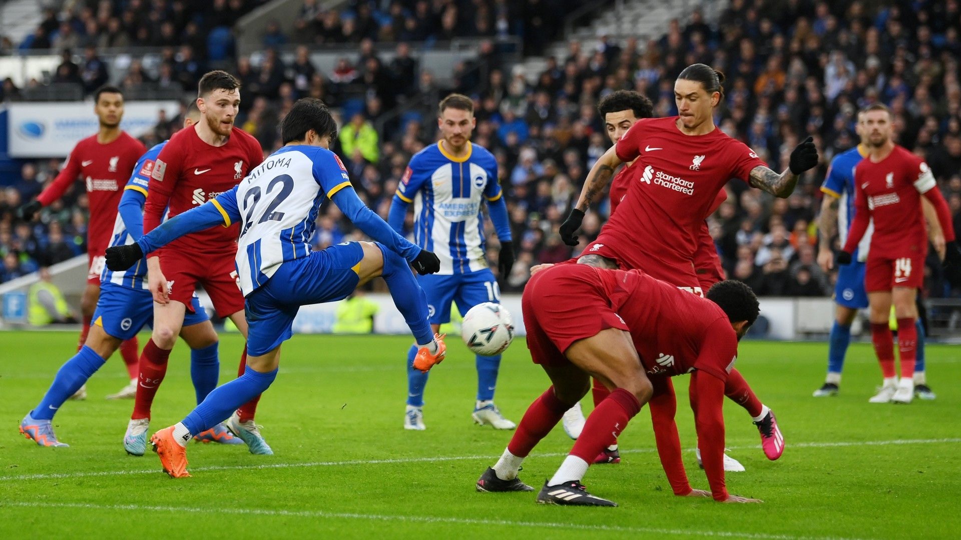 Kaoru Mitoma Brighton Liverpool FA Cup 2023