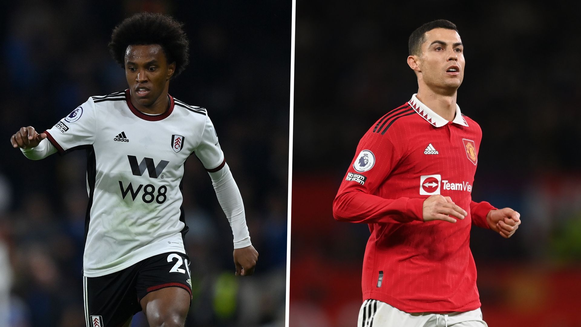Fulham Manchester United Willian Cristiano Ronaldo Premier League