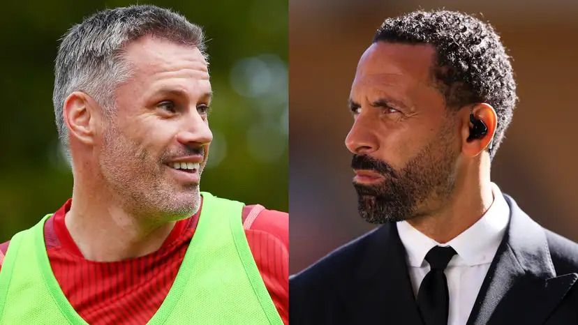 Jamie Carragher Rio Ferdinand split