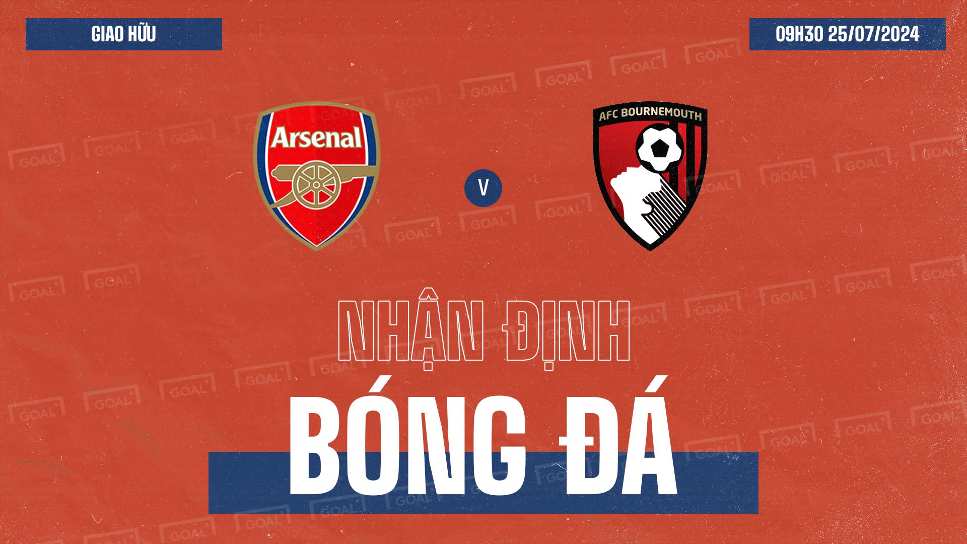 Arsenal vs Bournemouth Club Friendlies GFX