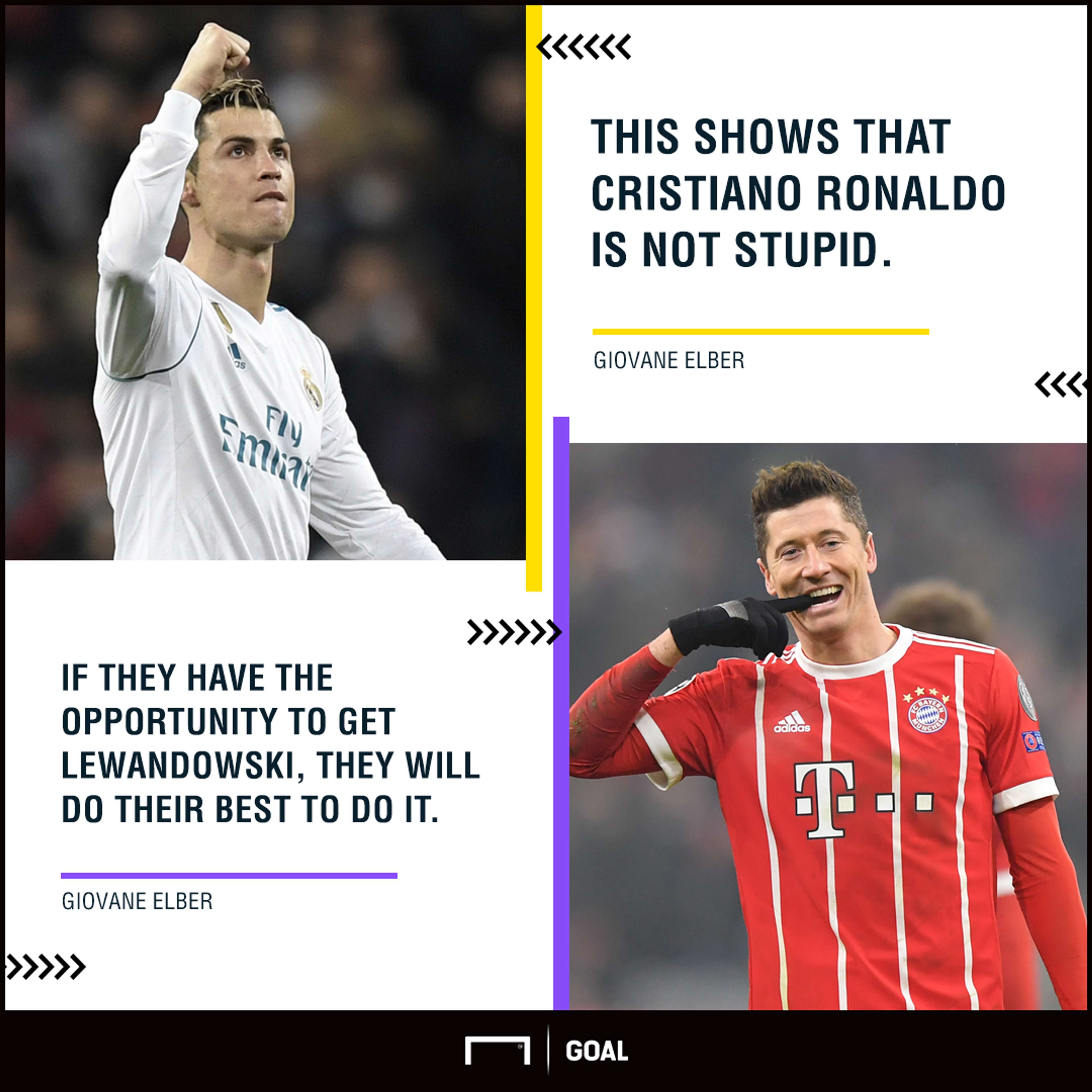 Cristiano Ronaldo wants Robert Lewandowski Giovane Elber