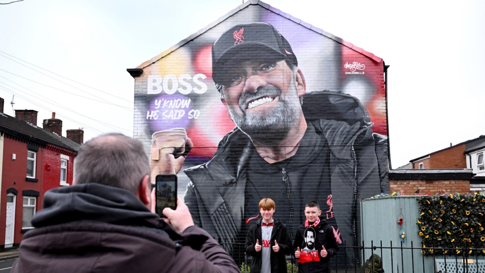 Jurgen Klopp mural Liverpool