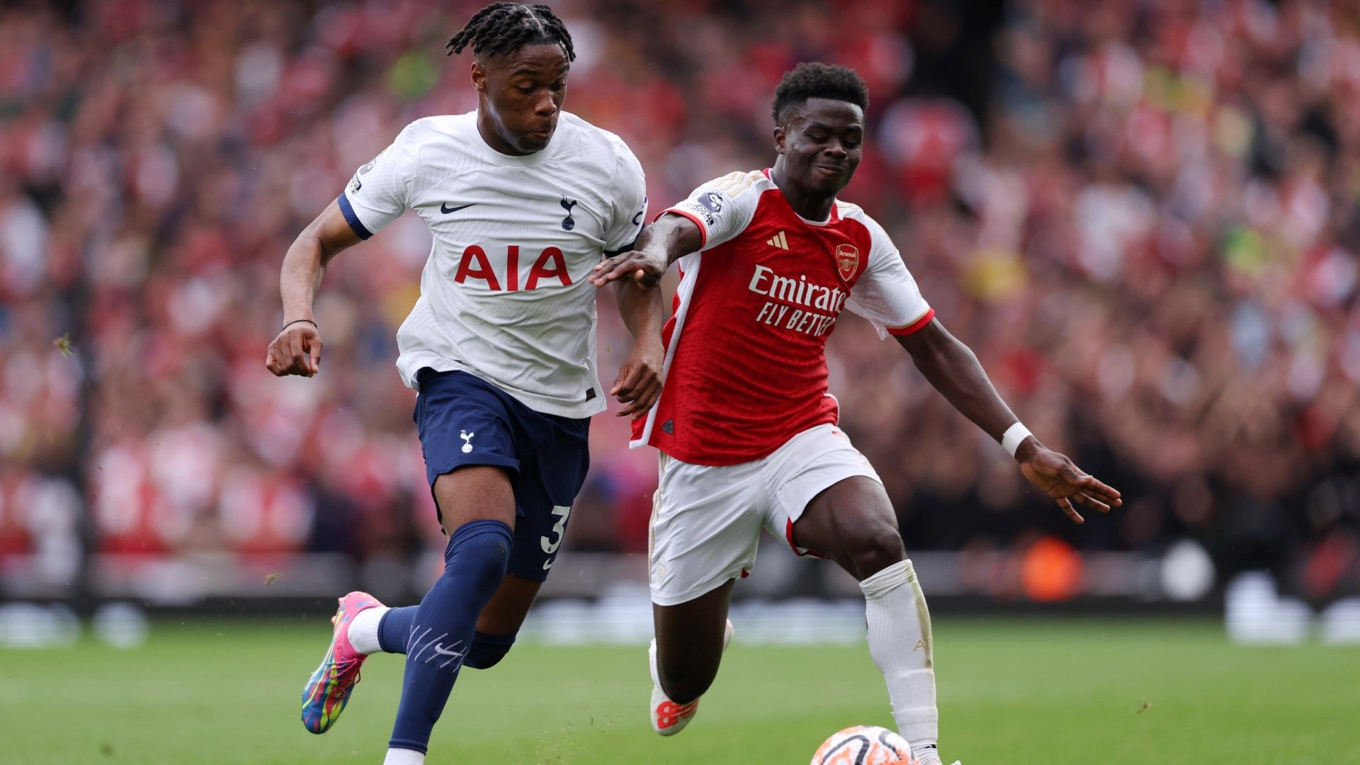 Udogie Saka Arsenal Tottenham