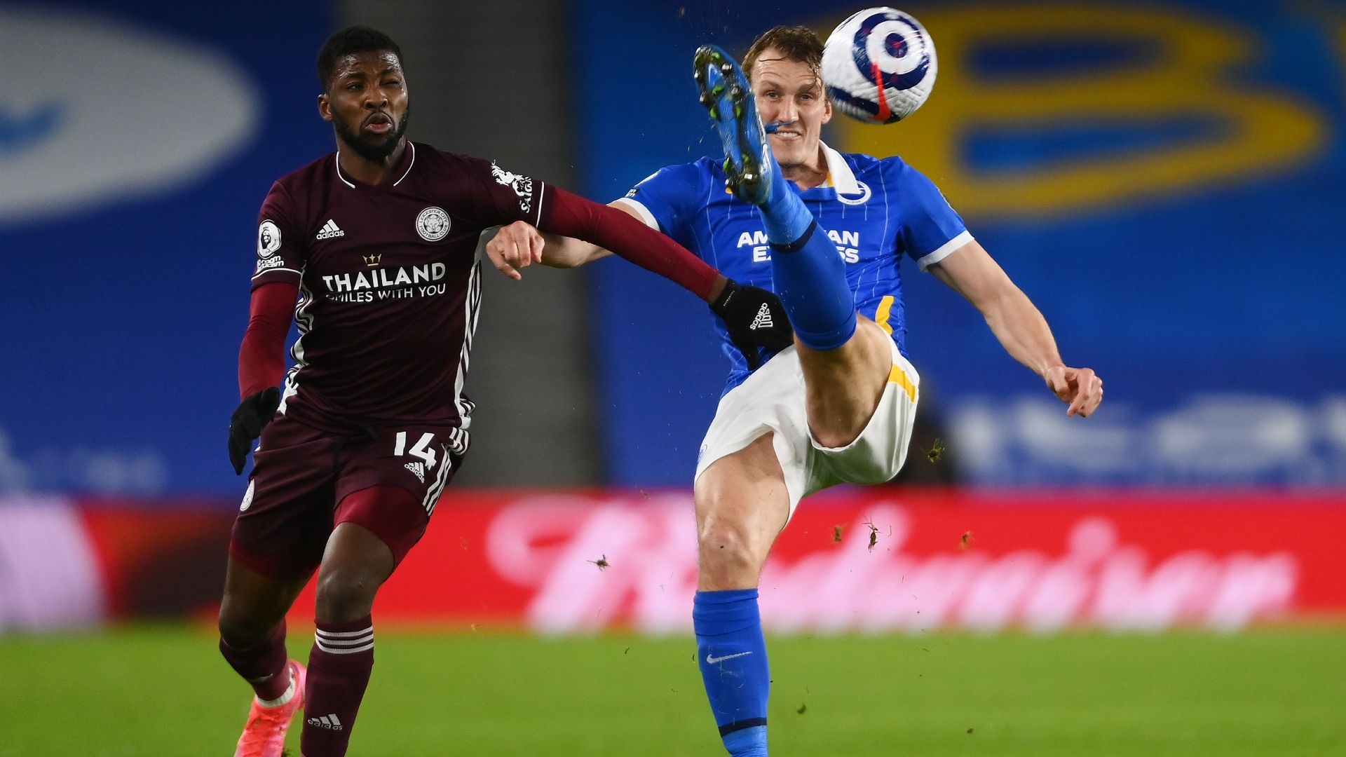 Dan Burn Brighton Kelechi Iheanacho Leicester City 2020-21