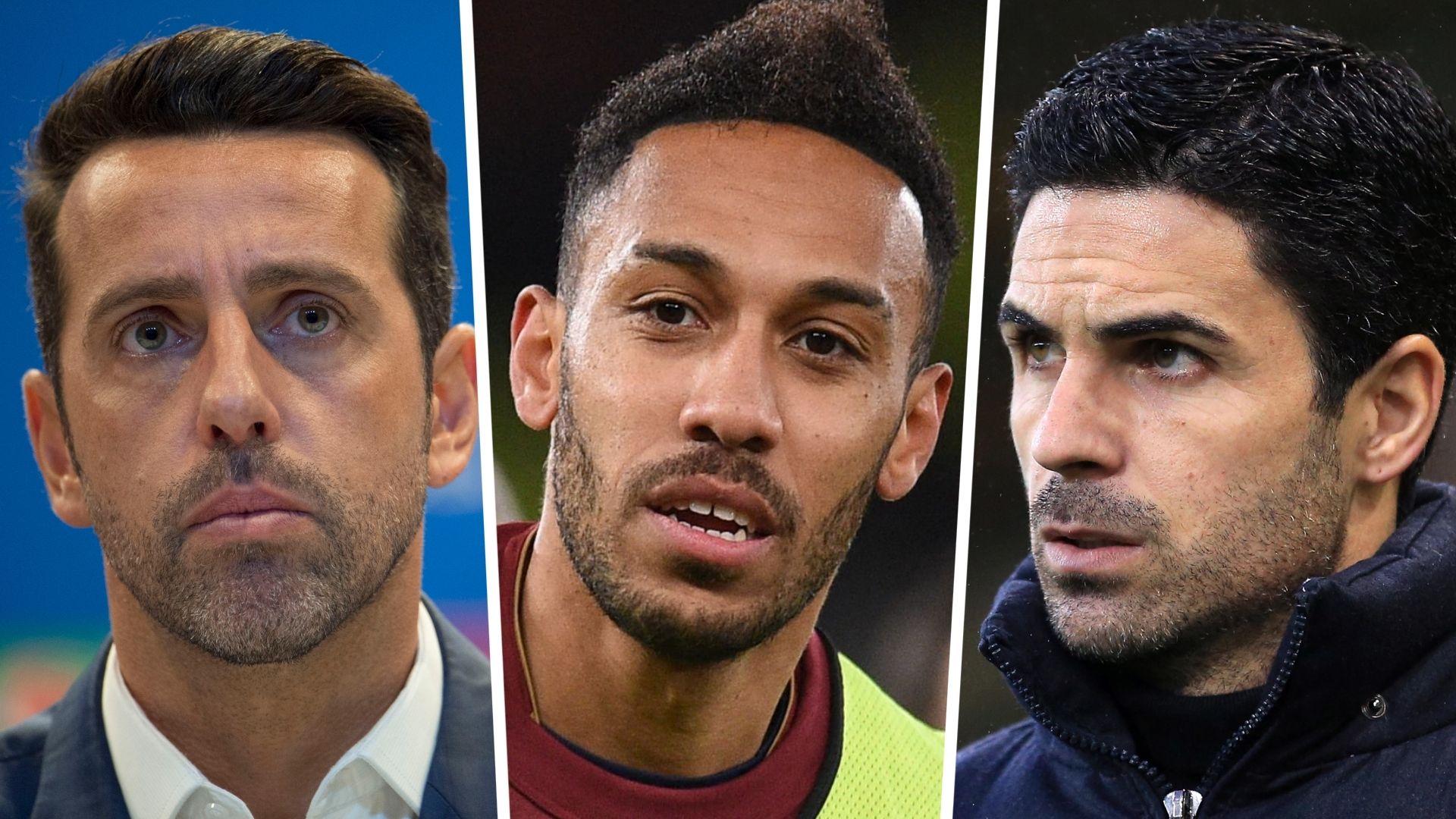 Edu Pierre-Emerick Aubameyang Mikel Arteta Arsenal GFX