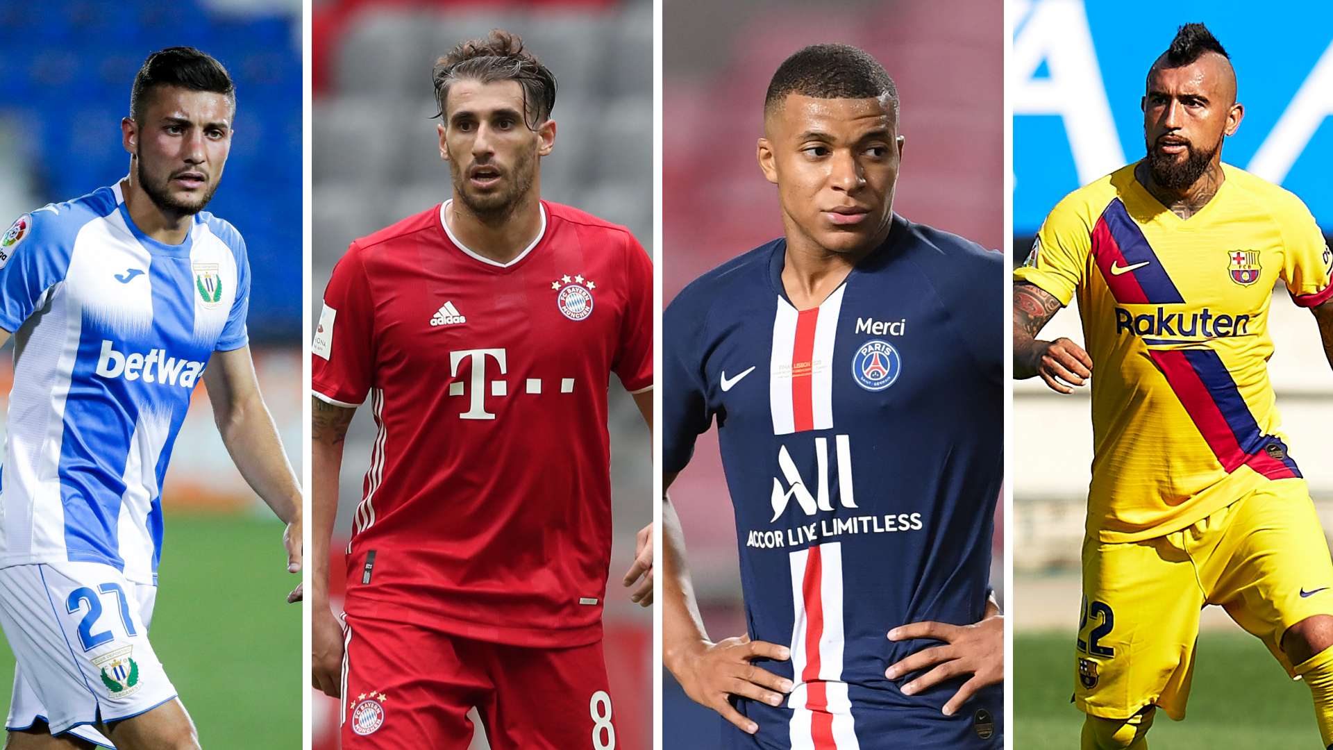 Oscar Rodríguez, Javi Martínez, Mbappe, Vidal