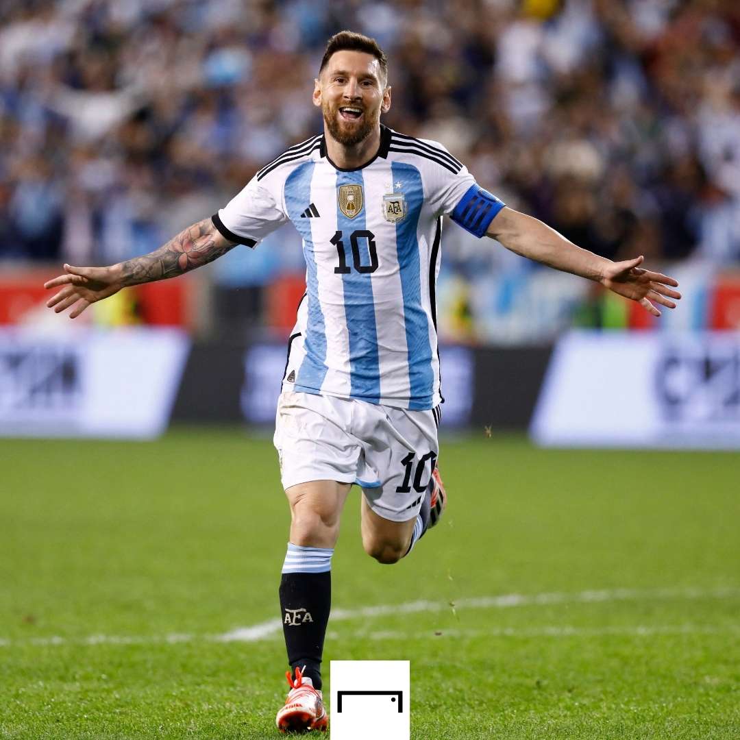 Lionel Messi Argentina Jamaica 2022 GFX